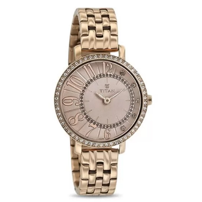 "Titan Ladies Watch - NN95041WM01 - Click here to View more details about this Product